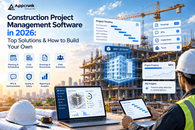 Construction Project Management Software in 2026 Top Solutions & How to Build Your Own